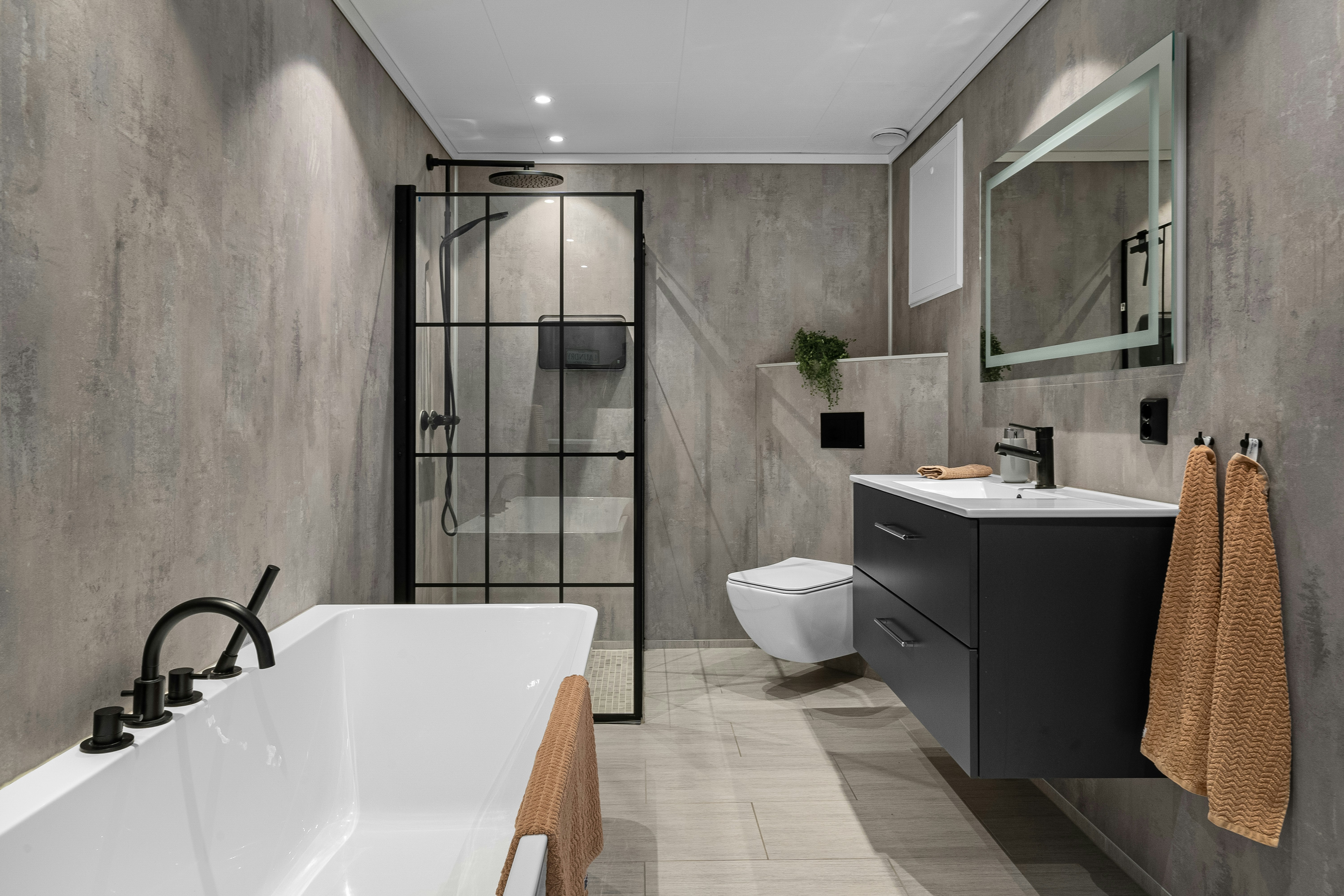 Stone resin freestanding bathtub 1700mm